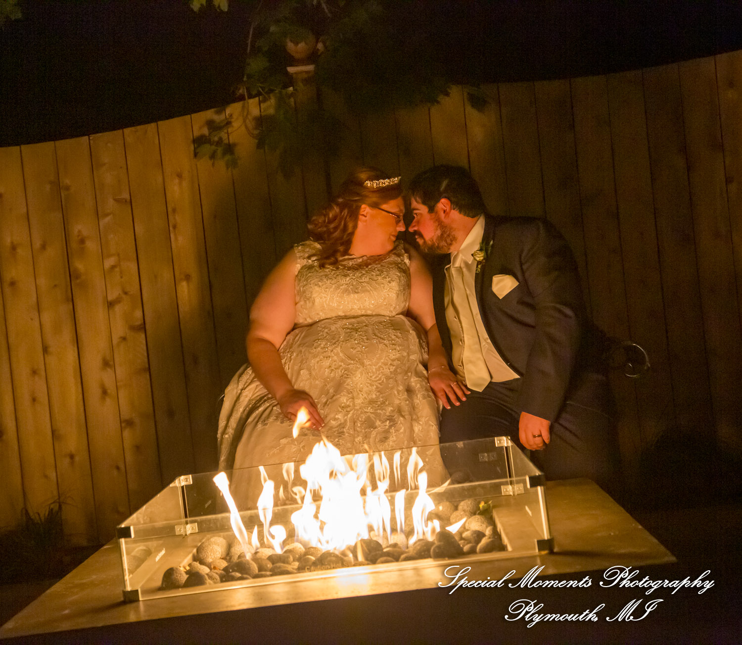 Mike & Jess at Westers Family Vineyard & Winery Rives Junction MI wedding photograph