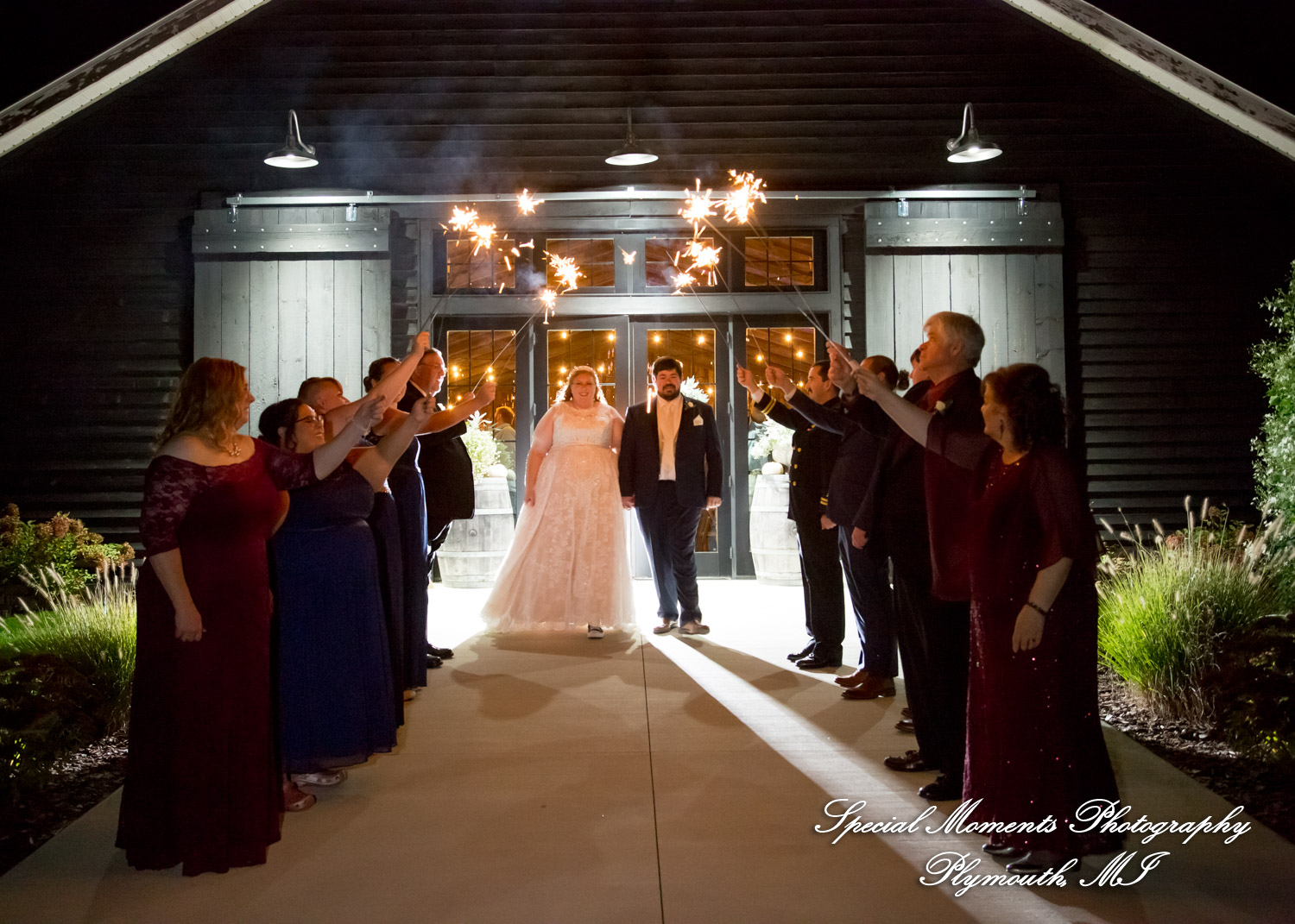 Mike & Jess at Westers Family Vineyard & Winery Rives Junction MI wedding photograph