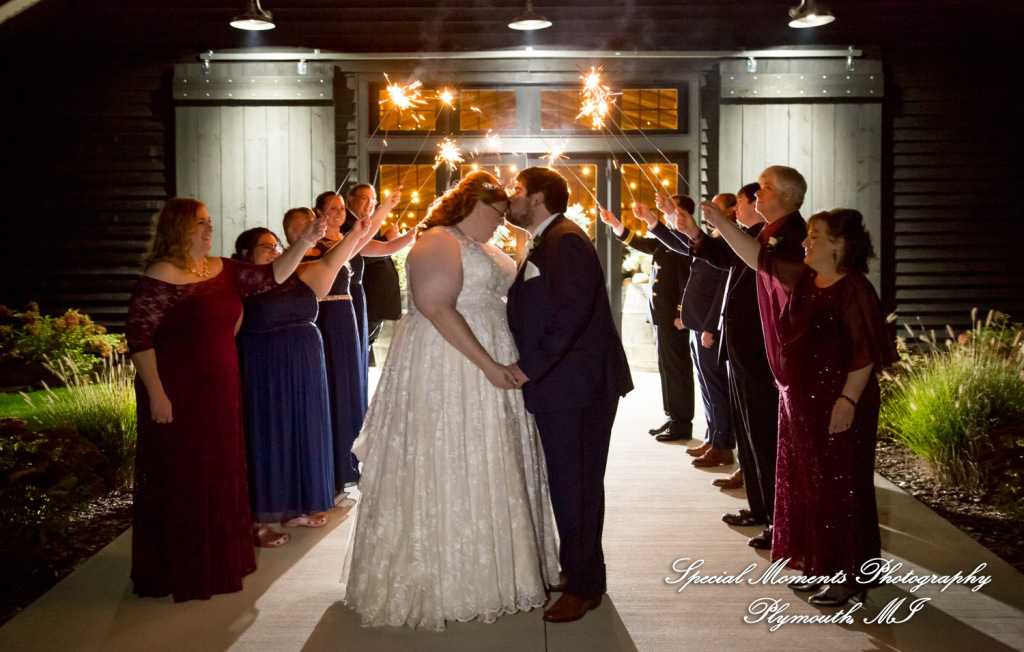 Mike & Jess at Westers Family Vineyard & Winery Rives Junction MI wedding photograph