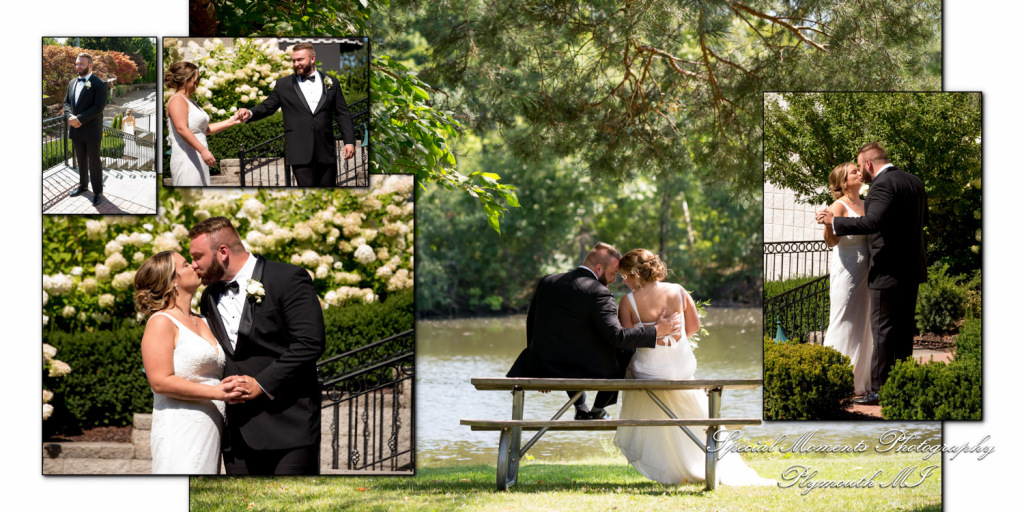 Fine Art Simple Design - Alex & Aidan at Italian American Club Livonia MI wedding album photography