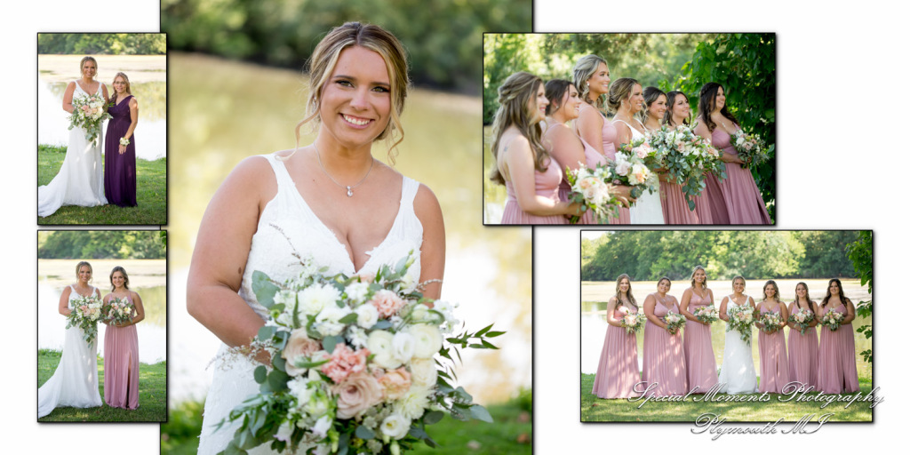 Fine Art Simple Design - Alex & Aidan at Italian American Club Livonia MI wedding album photography