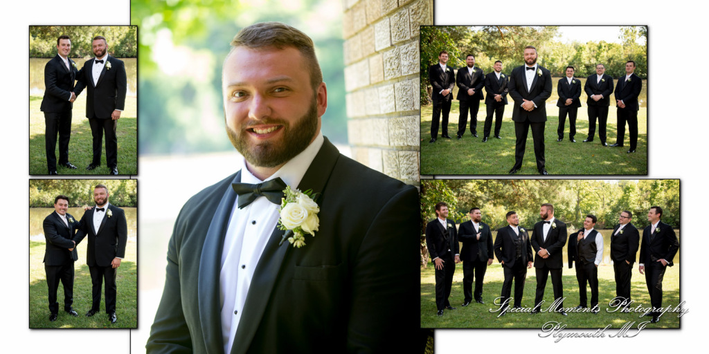 Fine Art Classic Design - Alex & Aidan at Italian American Club Livonia MI wedding album photography