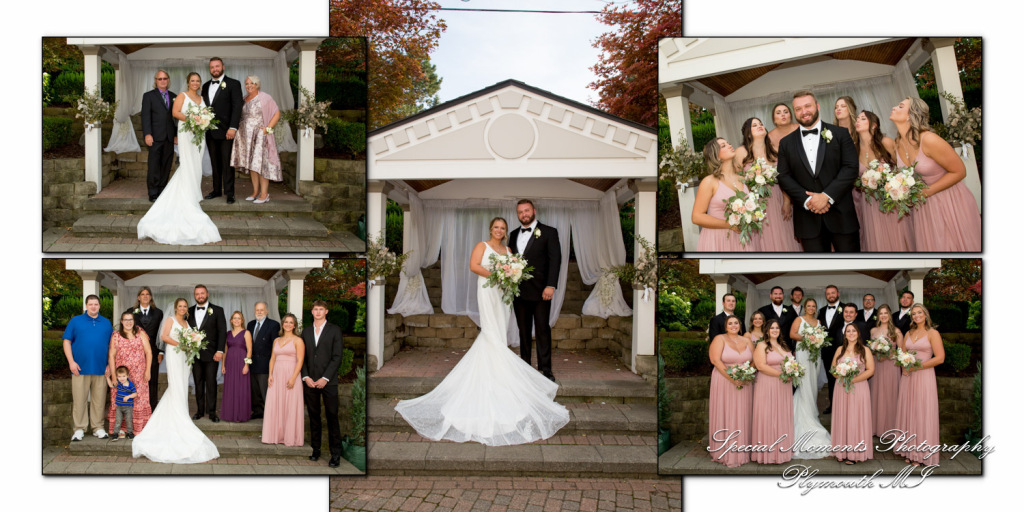 Fine Art Simple Design - Alex & Aidan at Italian American Club Livonia MI wedding album photography