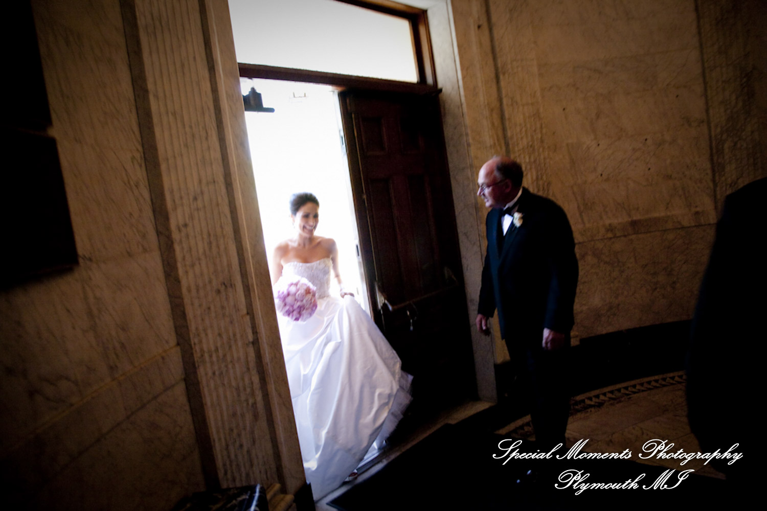 Dave & Angie at Ss. Peter & Paul Jesuit Detroit MI wedding photography