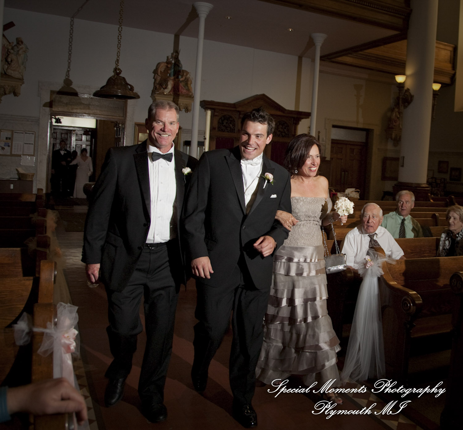 Dave & Angie at Ss. Peter & Paul Jesuit Detroit MI wedding photography