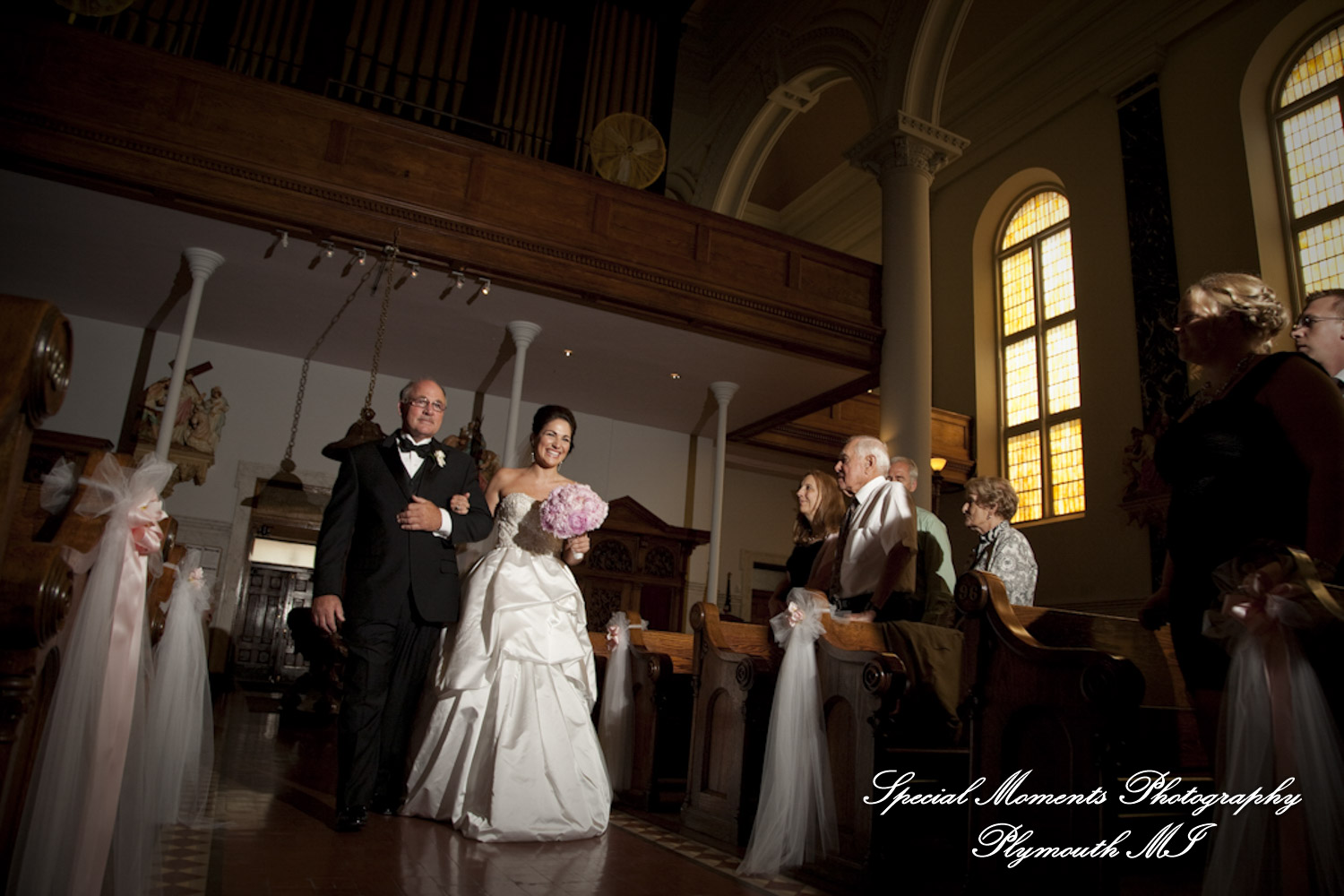 Dave & Angie at Ss. Peter & Paul Jesuit Detroit MI wedding photography