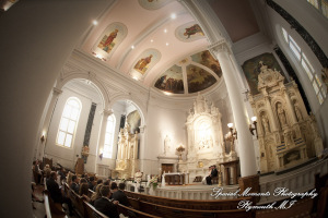 Dave & Angie at Ss. Peter & Paul Jesuit Detroit MI wedding photography