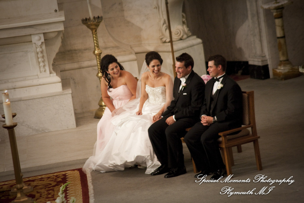 Dave & Angie at Ss. Peter & Paul Jesuit Detroit MI wedding photography