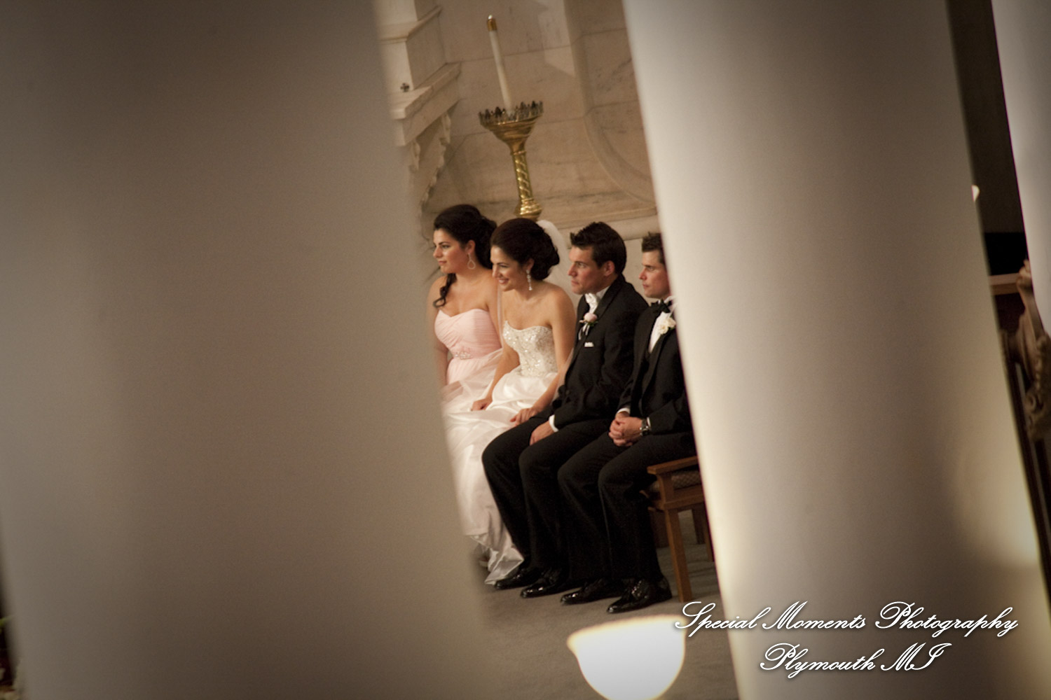 Dave & Angie at Ss. Peter & Paul Jesuit Detroit MI wedding photography