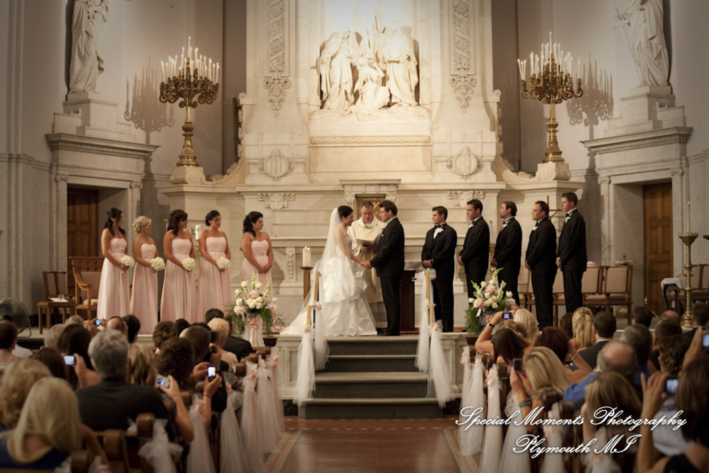 Dave & Angie at Ss. Peter & Paul Jesuit Detroit MI wedding photography