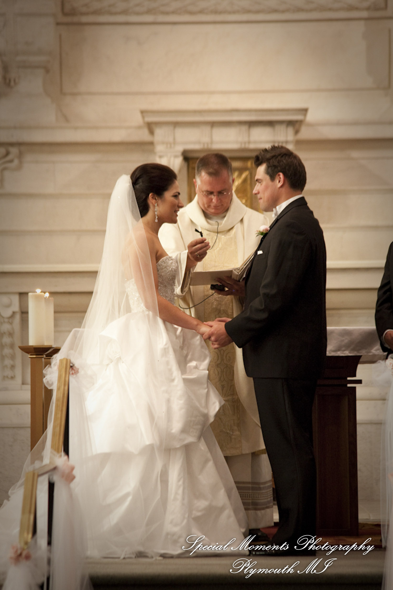 Dave & Angie at Ss. Peter & Paul Jesuit Detroit MI wedding photography