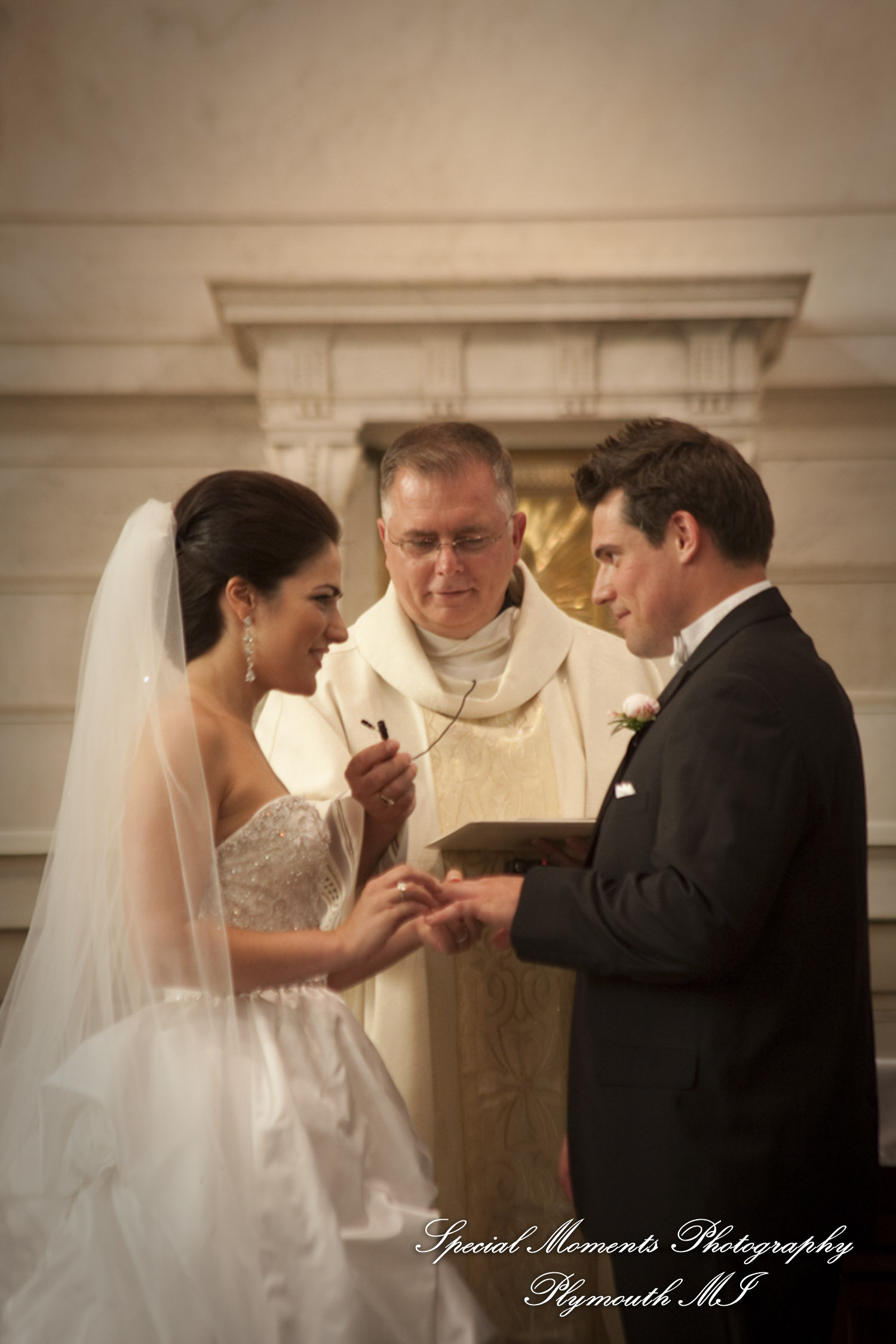 Dave & Angie at Ss. Peter & Paul Jesuit Detroit MI wedding photography