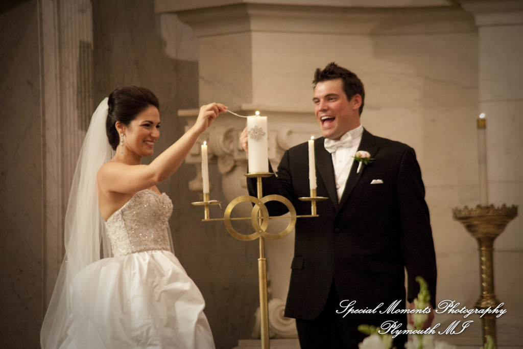 Dave & Angie at Ss. Peter & Paul Jesuit Detroit MI wedding photography