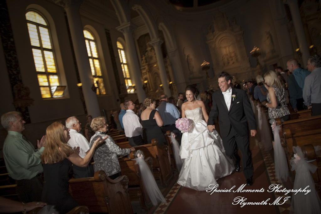 Dave & Angie at Ss. Peter & Paul Jesuit Detroit MI wedding photography