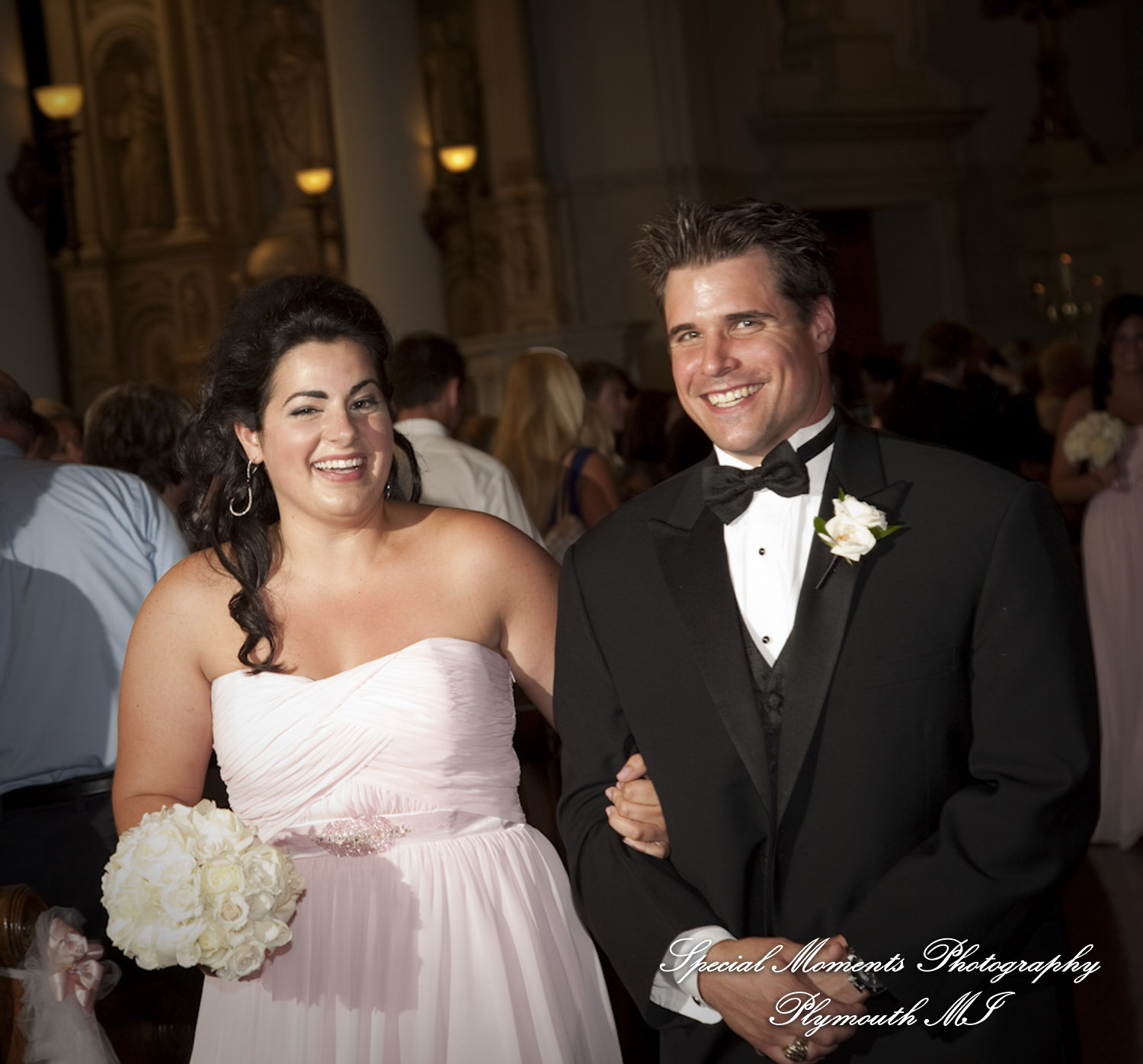 Dave & Angie at Ss. Peter & Paul Jesuit Detroit MI wedding photography
