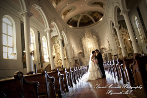 Dave & Angie at Ss. Peter & Paul Jesuit Detroit MI wedding photography