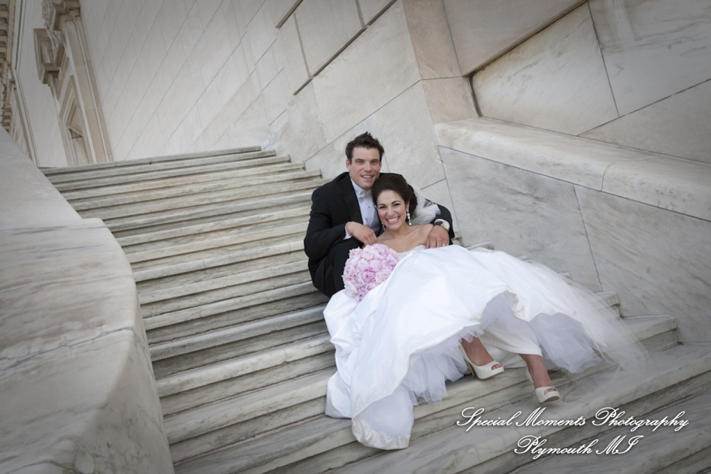 Dave & Angie at Colony Club Detroit MI wedding photography