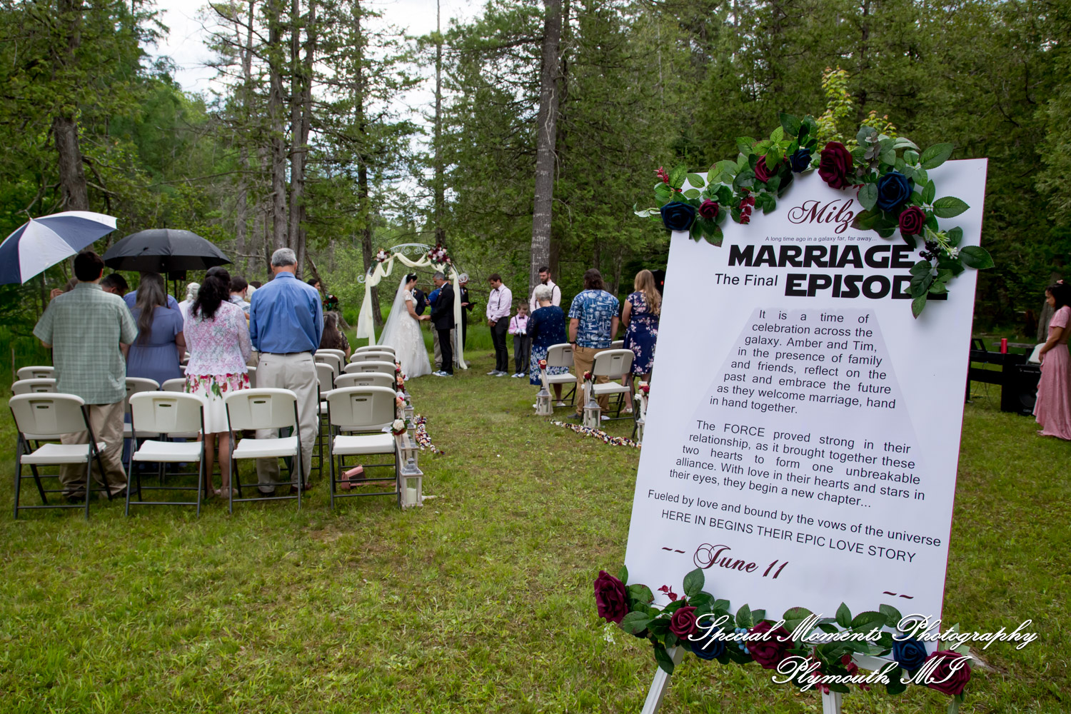 Amber & Tim at Canada Creek Ranch Atlanta MI wedding photography