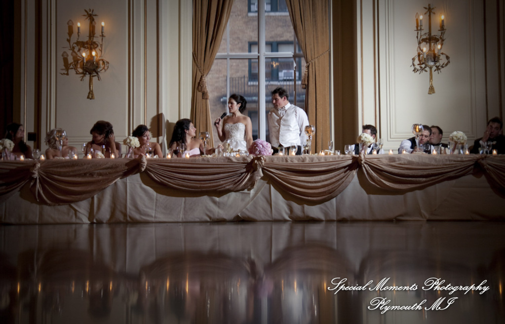 Dave & Angie at Colony Club Detroit MI wedding photography