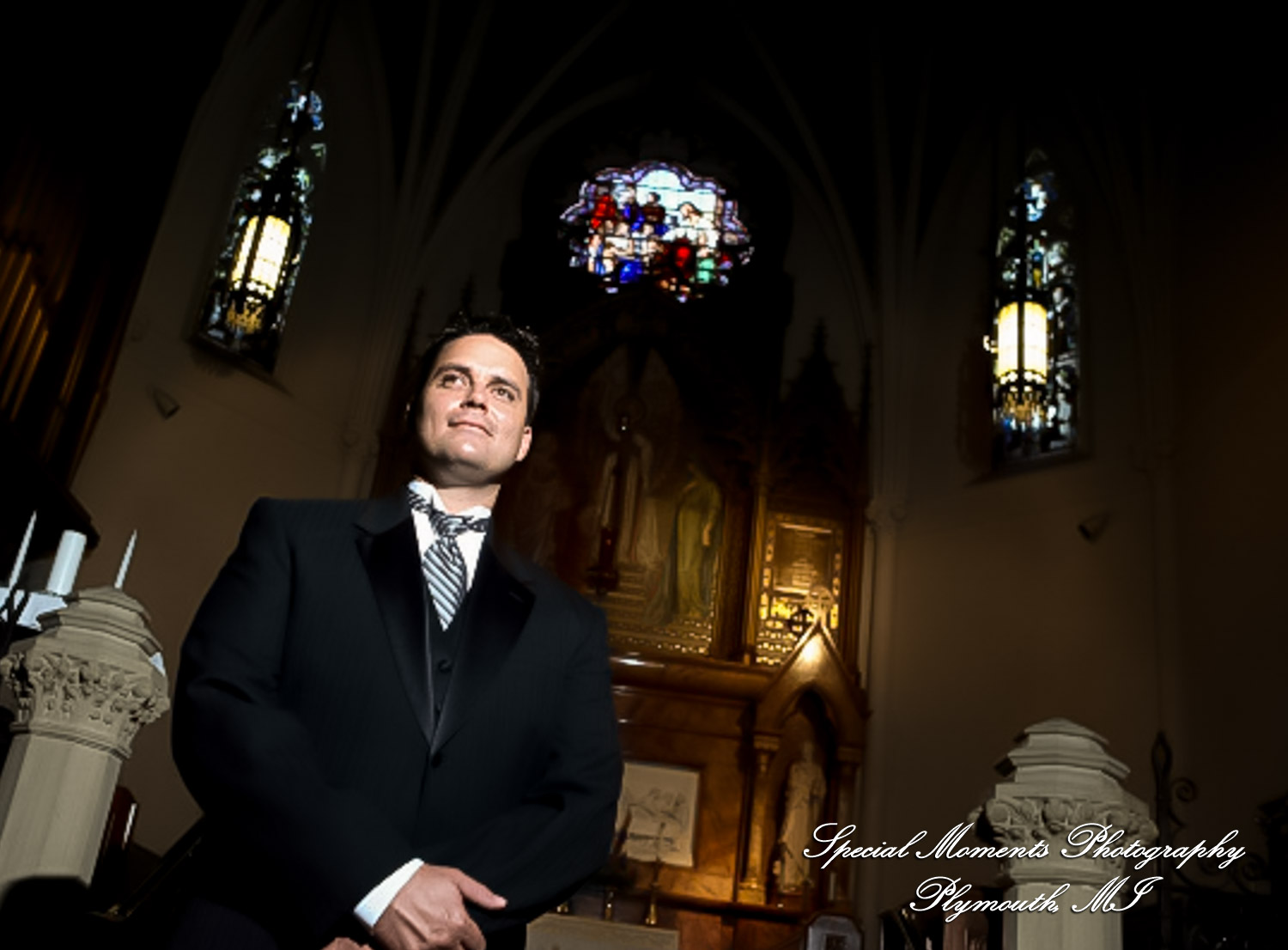 Kam & Jim at St. John Episcopal Church Detroit MI wedding photography