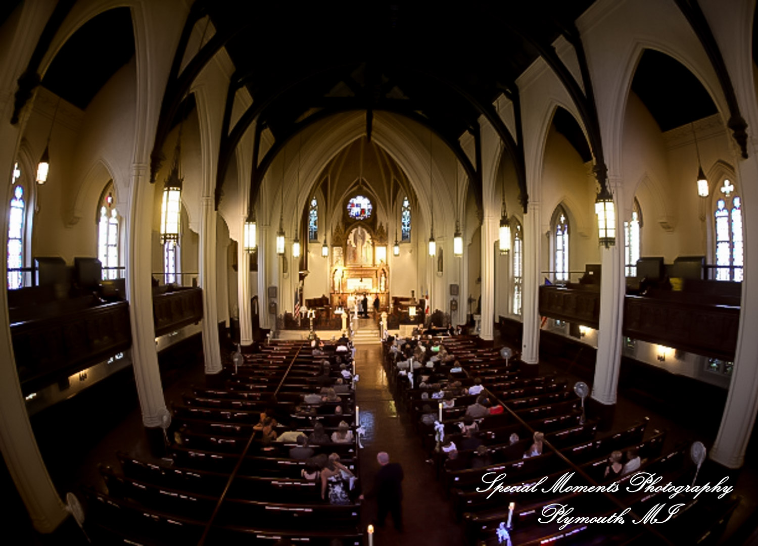 Kam & Jim at St. John Episcopal Church Detroit MI wedding photography