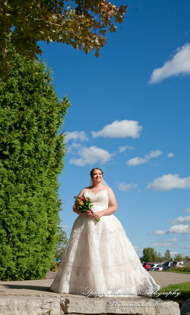 Sarah & Ron at Boulder Pointe Golf Club & Banquet Center Oxford MI wedding photograph