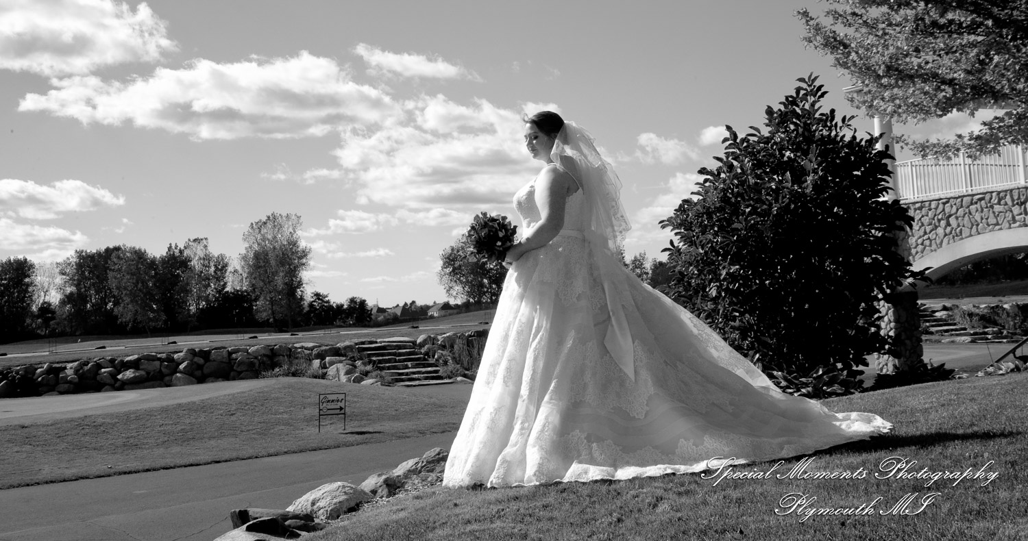 Sarah & Ron at Boulder Pointe Golf Club & Banquet Center Oxford MI wedding photograph
