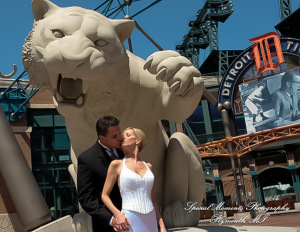 Kam & Jim at St. John Episcopal Church Detroit MI wedding photography