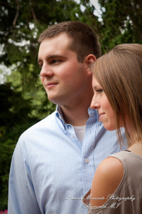 Andy & Jamie at MSU Campus East Lansing MI engagement photograph