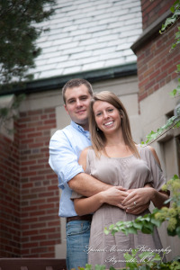 Andy & Jamie at MSU Campus East Lansing MI engagement photograph