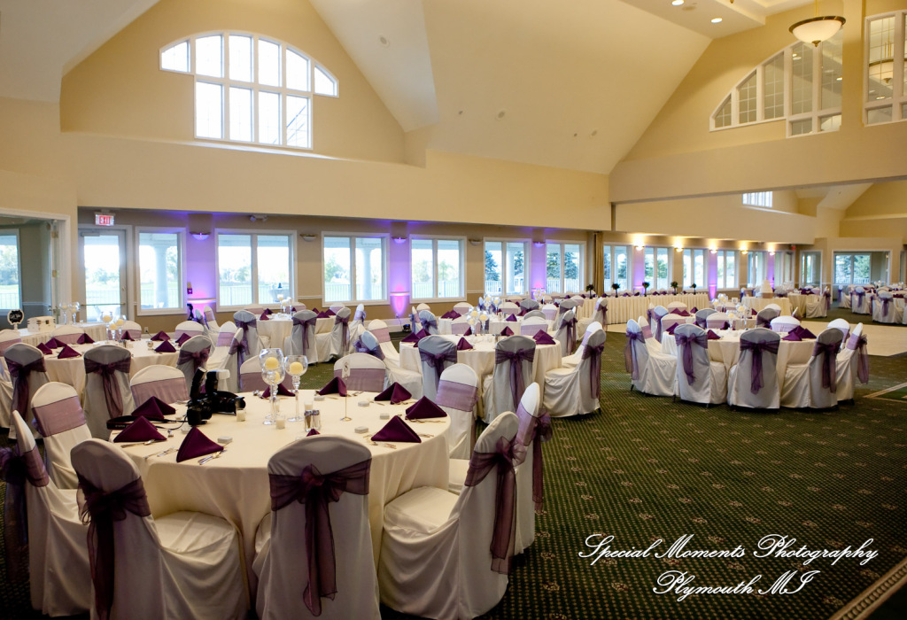 Sarah & Ron at Boulder Pointe Golf Club & Banquet Center Oxford MI wedding photograph