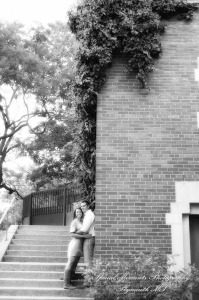 Andy & Jamie at MSU Campus East Lansing MI engagement photograph