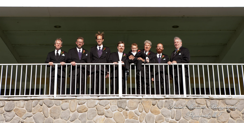 Sarah & Ron at Boulder Pointe Golf Club & Banquet Center Oxford MI wedding photograph