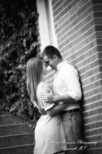 Andy & Jamie at MSU Campus East Lansing MI engagement photograph