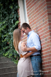 Andy & Jamie at MSU Campus East Lansing MI engagement photograph