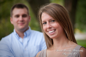 Andy & Jamie at MSU Campus East Lansing MI engagement photograph