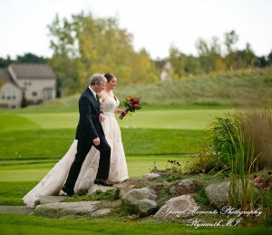 Sarah & Ron at Boulder Pointe Golf Club & Banquet Center Oxford MI wedding photograph