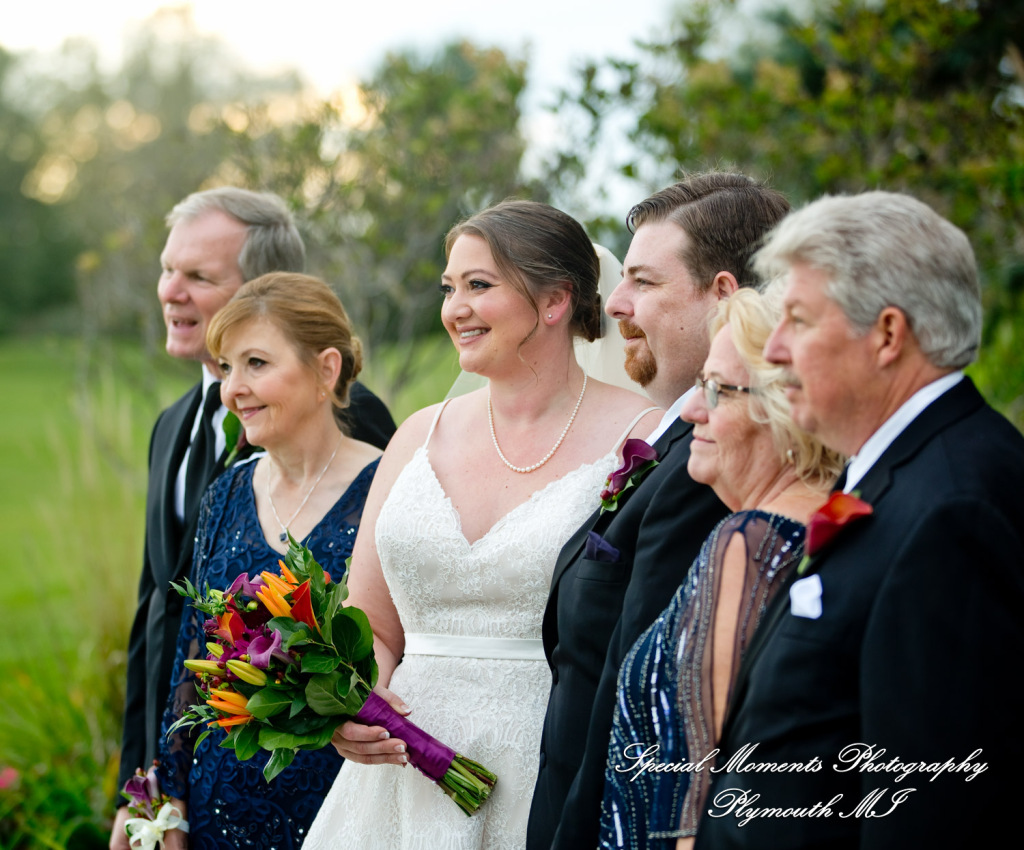 Sarah & Ron at Boulder Pointe Golf Club & Banquet Center Oxford MI wedding photograph