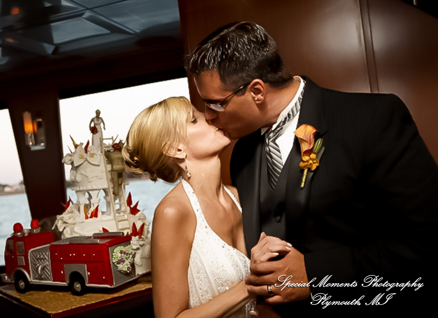 Kam & Jim at Infinity Yacht Jefferson Beach Marina St Clair Shore MI wedding photography