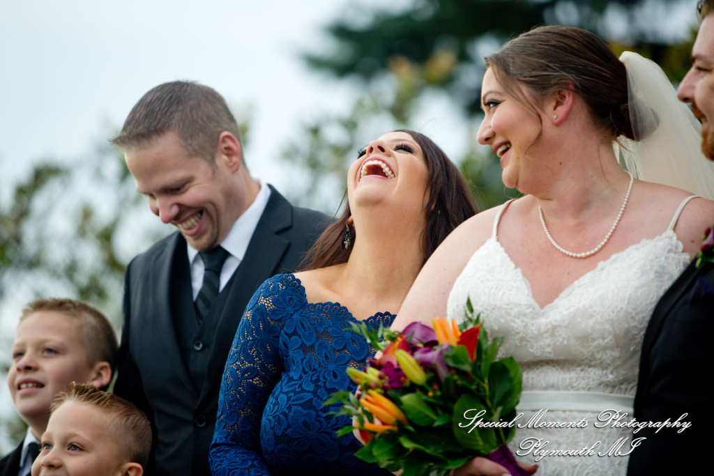 Sarah & Ron at Boulder Pointe Golf Club & Banquet Center Oxford MI wedding photograph