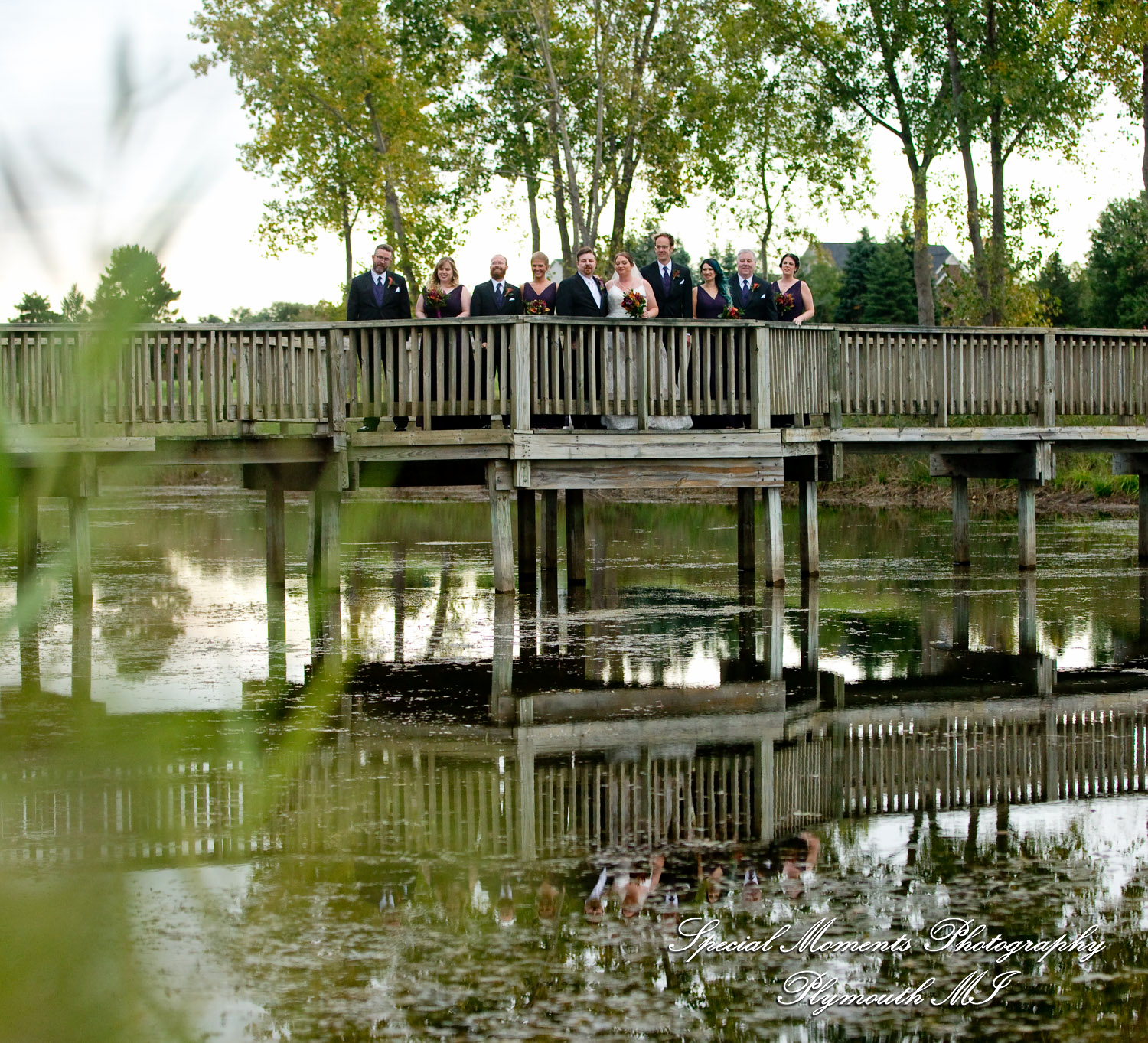 Sarah & Ron at Boulder Pointe Golf Club & Banquet Center Oxford MI wedding photograph