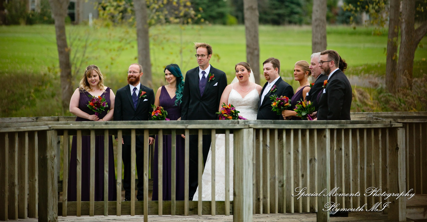 Sarah & Ron at Boulder Pointe Golf Club & Banquet Center Oxford MI wedding photograph