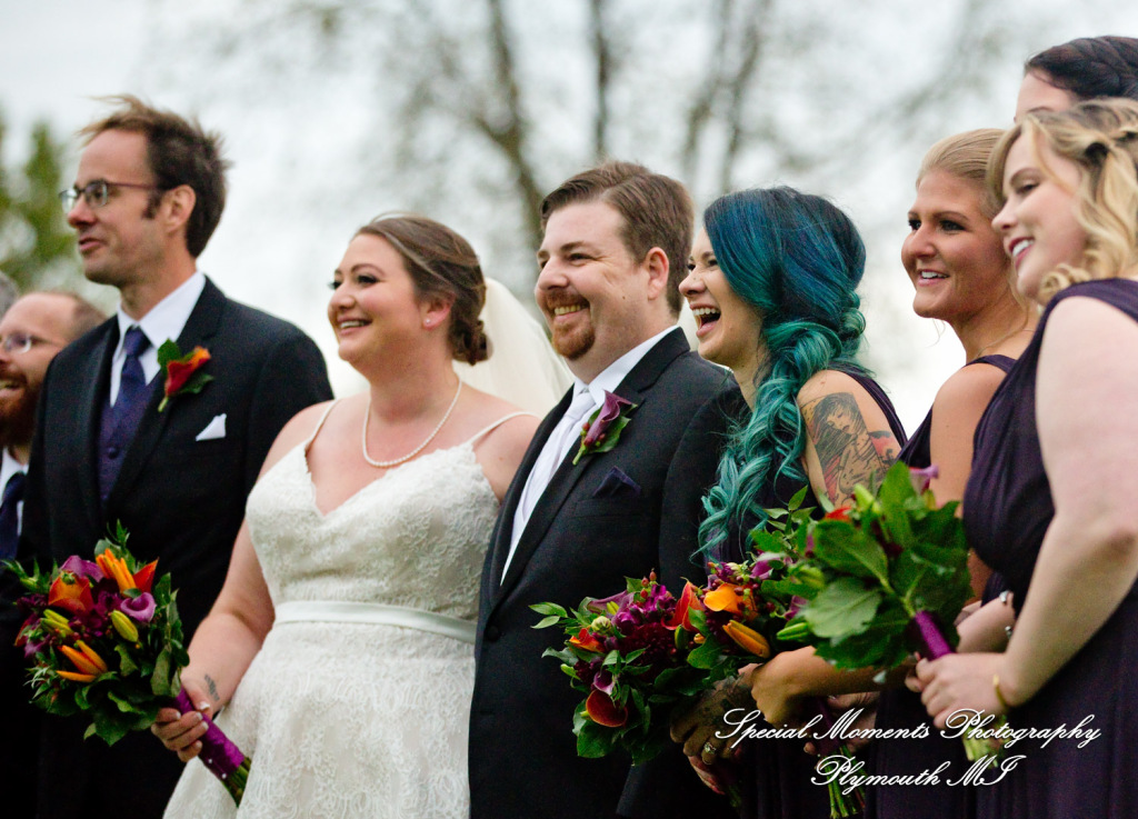 Sarah & Ron at Boulder Pointe Golf Club & Banquet Center Oxford MI wedding photograph