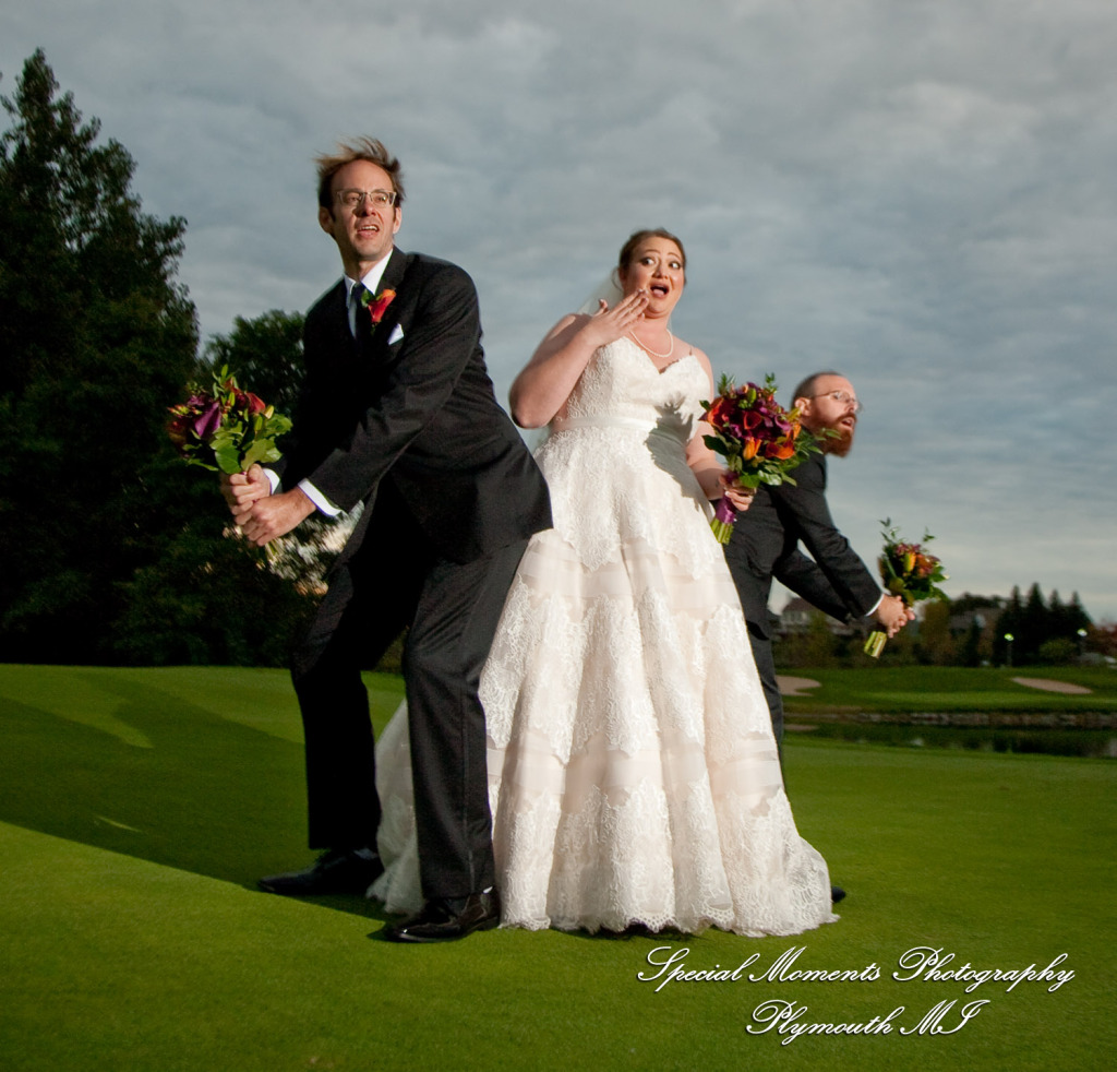 Sarah & Ron at Boulder Pointe Golf Club & Banquet Center Oxford MI wedding photograph