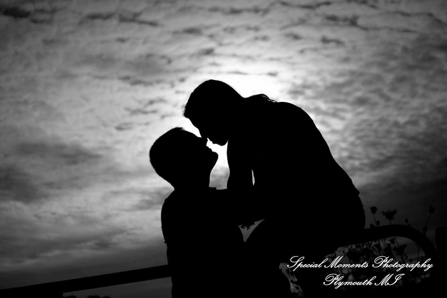 Andy & Jamie at MSU Campus East Lansing MI engagement photograph