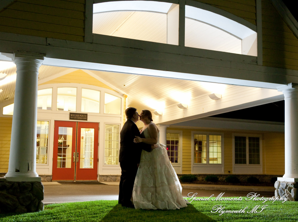 Sarah & Ron at Boulder Pointe Golf Club & Banquet Center Oxford MI wedding photograph
