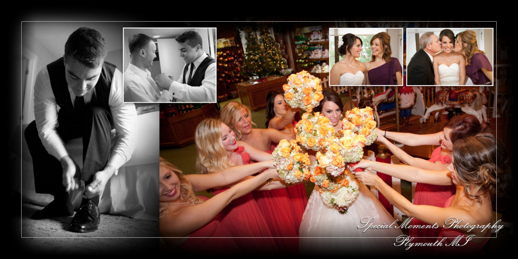 Pat & Bree's wedding album at Canterbury Castle Lake Orion MI wedding photography