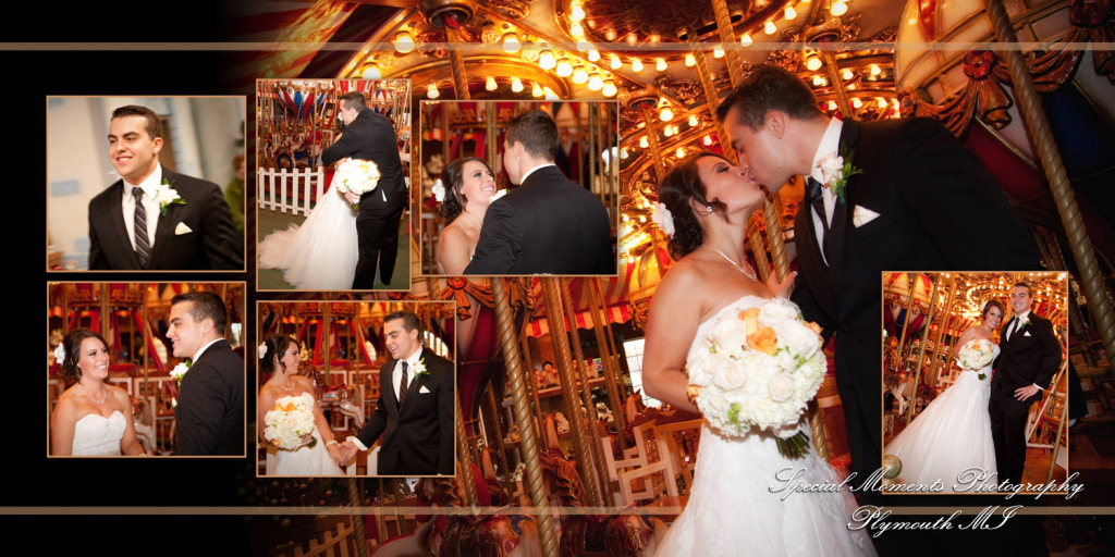 Pat & Bree's wedding album at Canterbury Castle Lake Orion MI wedding photography