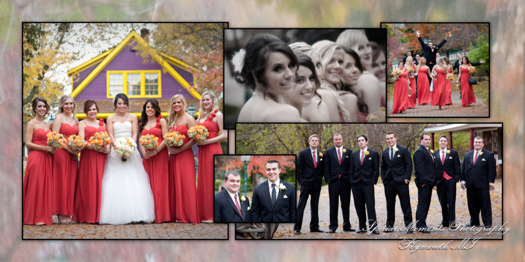 Pat & Bree's wedding album at Canterbury Castle Lake Orion MI wedding photography