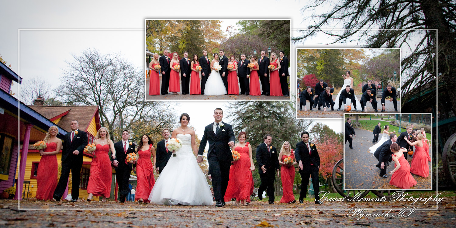 Pat & Bree's wedding album at Canterbury Castle Lake Orion MI wedding photography